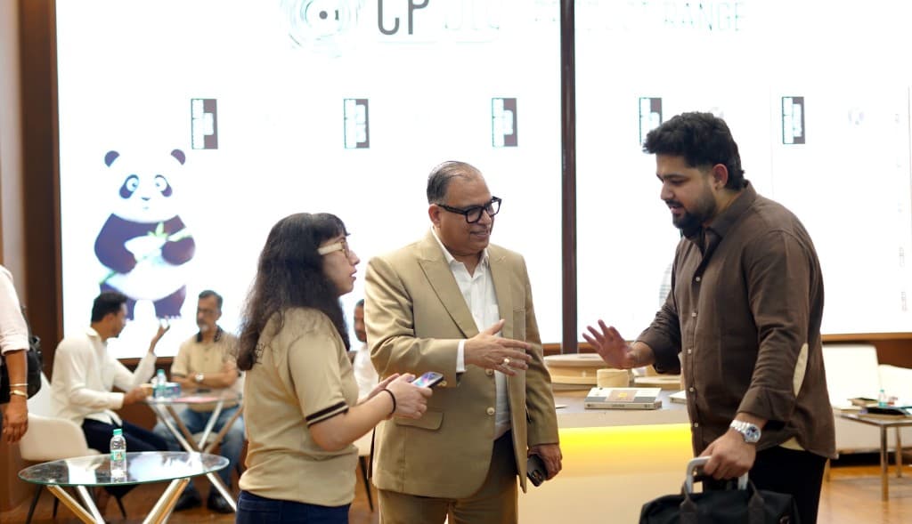 Conversations at the CP Plus product range booth